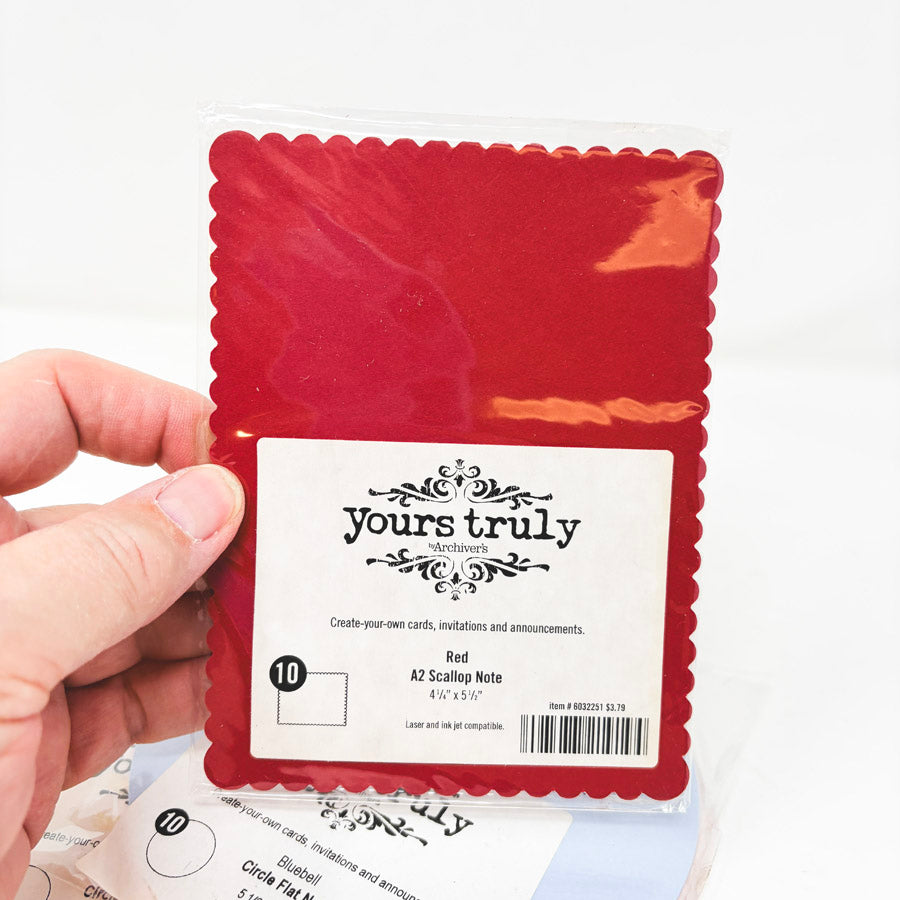 Yours Truly Die Cut Paper Packs
