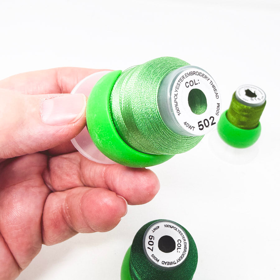 Green Series 40WT – Polyester Embroidery Thread – 500M
