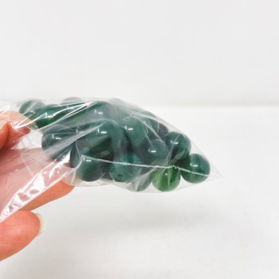Green Quartz Round Beads