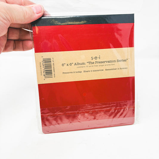SEI 6X6 Preservation Series Scrapbook Album