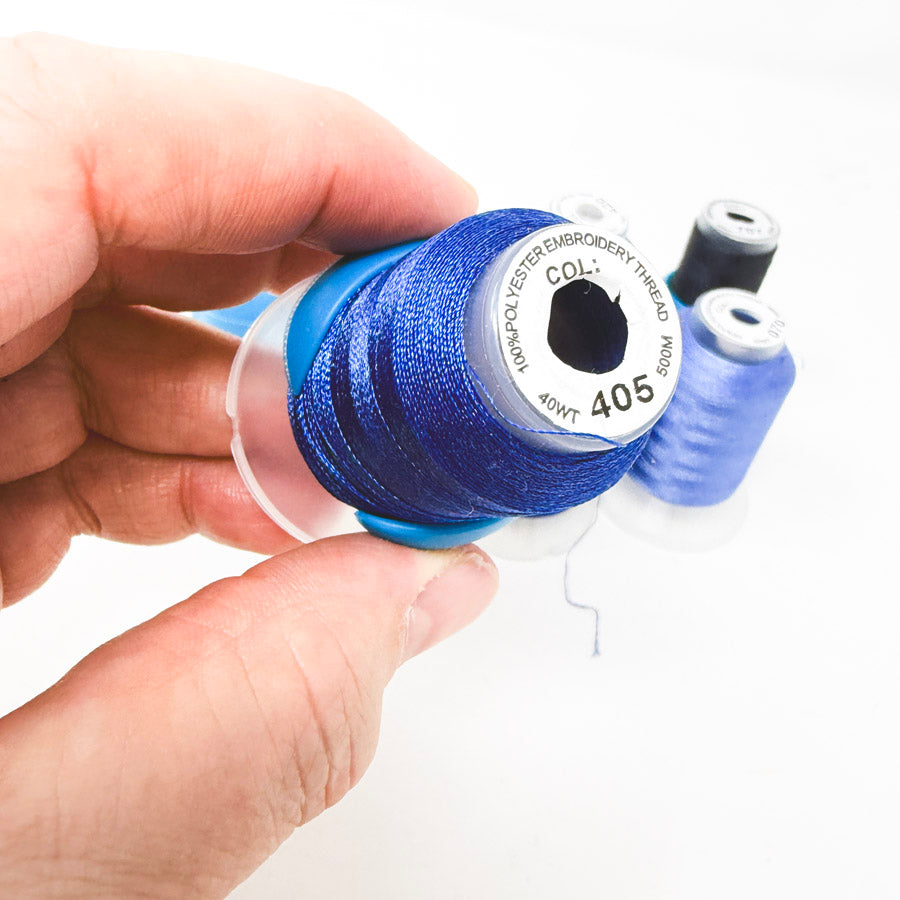 Blue Series 40WT – Polyester Embroidery Thread – 500M