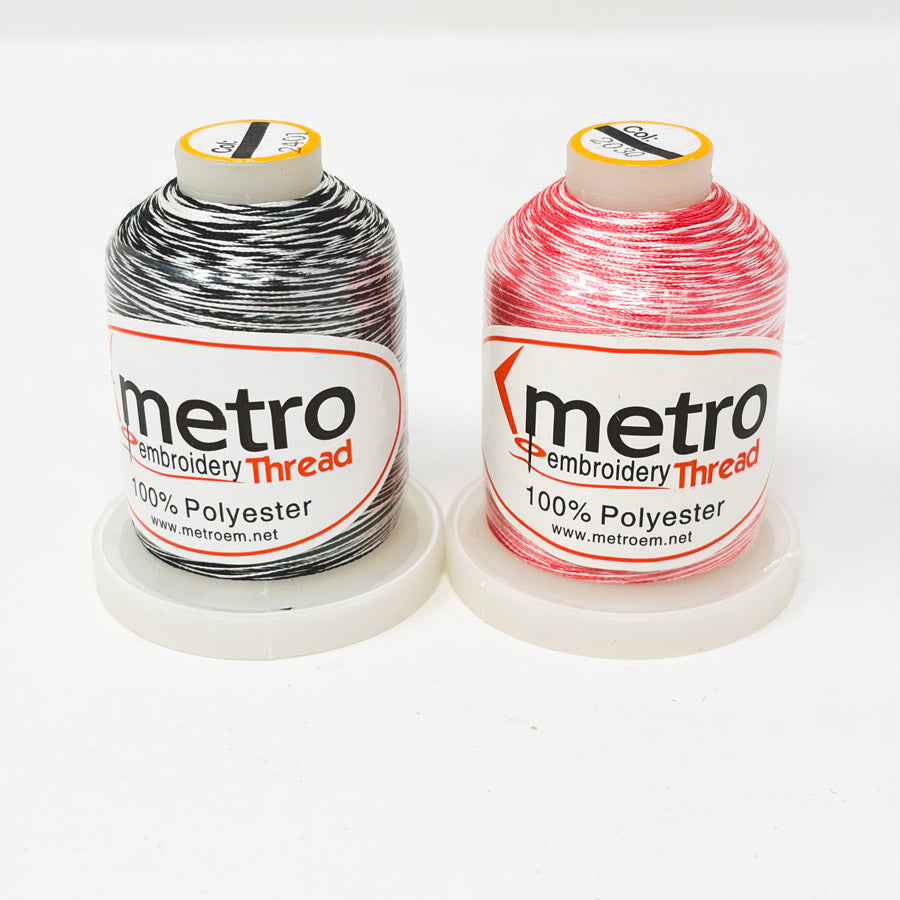 Metro Embroidery Thread Multicolor Spools