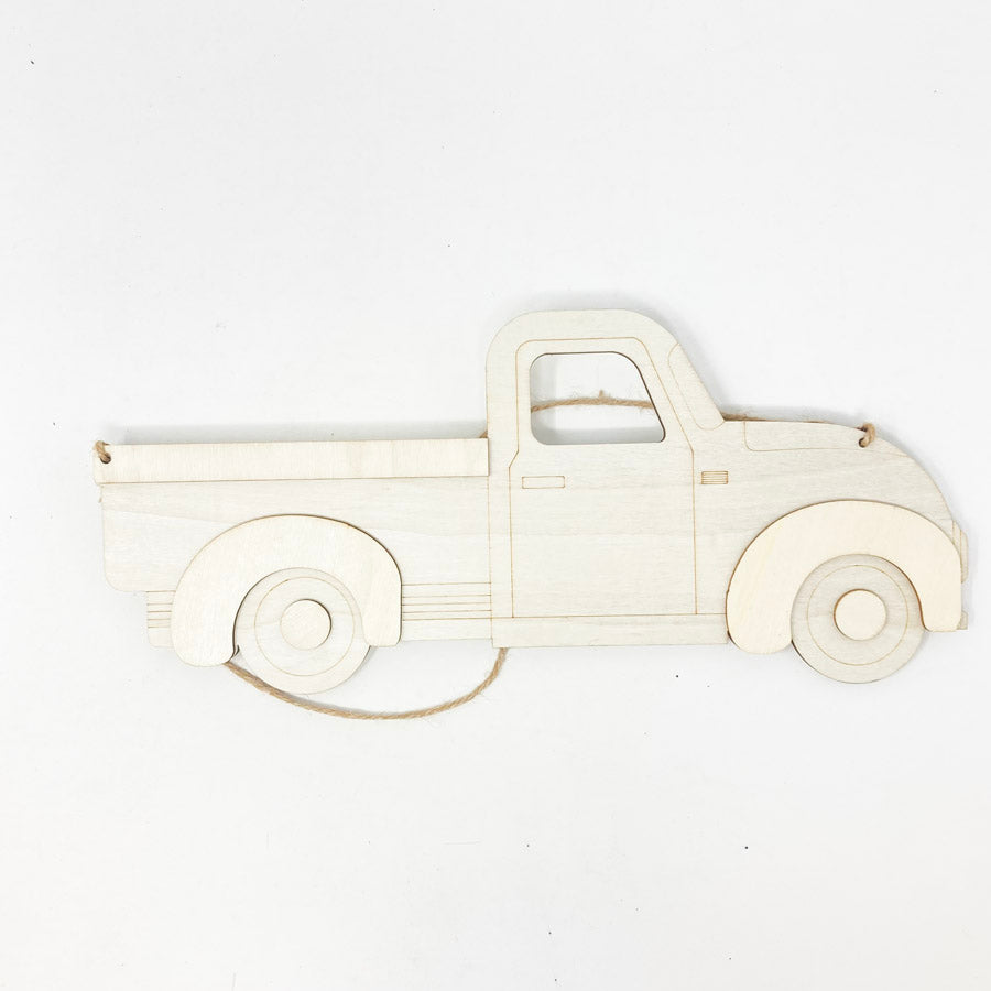 Wood Truck Decor