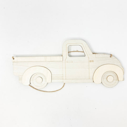 Wood Truck Decor
