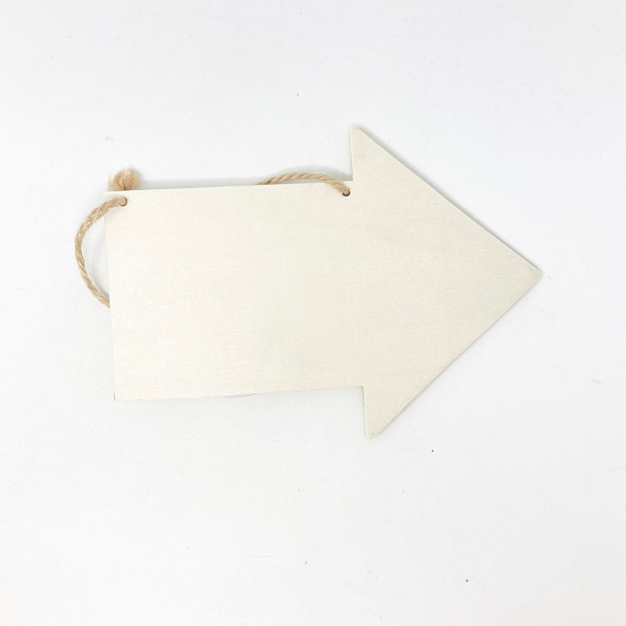 Crafter's Square Arrow Hanging Wood Decor