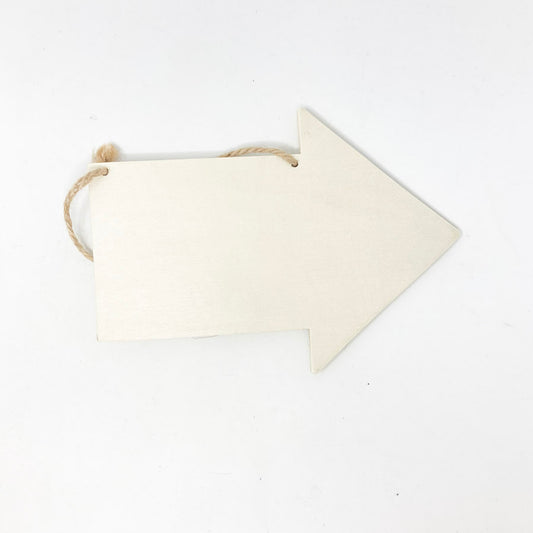 Crafter's Square Arrow Hanging Wood Decor