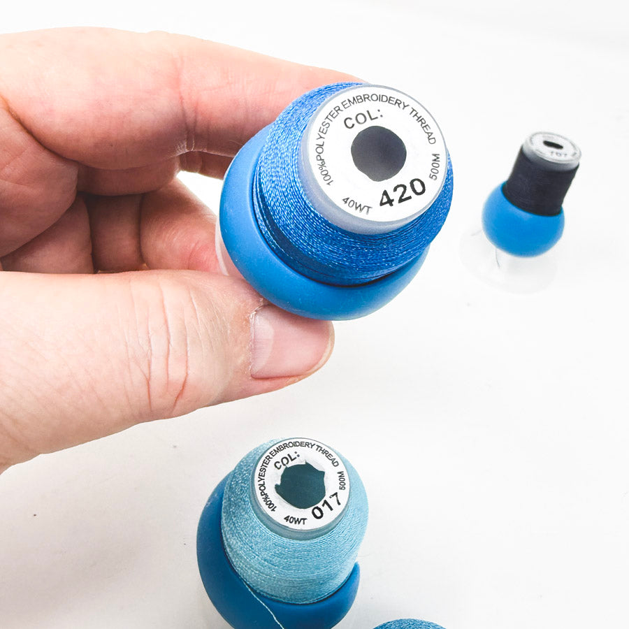 Blue Series 40WT – Polyester Embroidery Thread – 500M