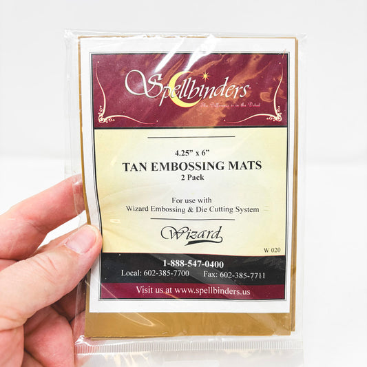 Spellbinders Tan Embossing Mats