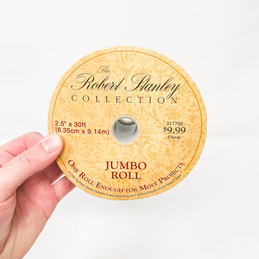 Partial Jumbo Roll of Jute Ribbon