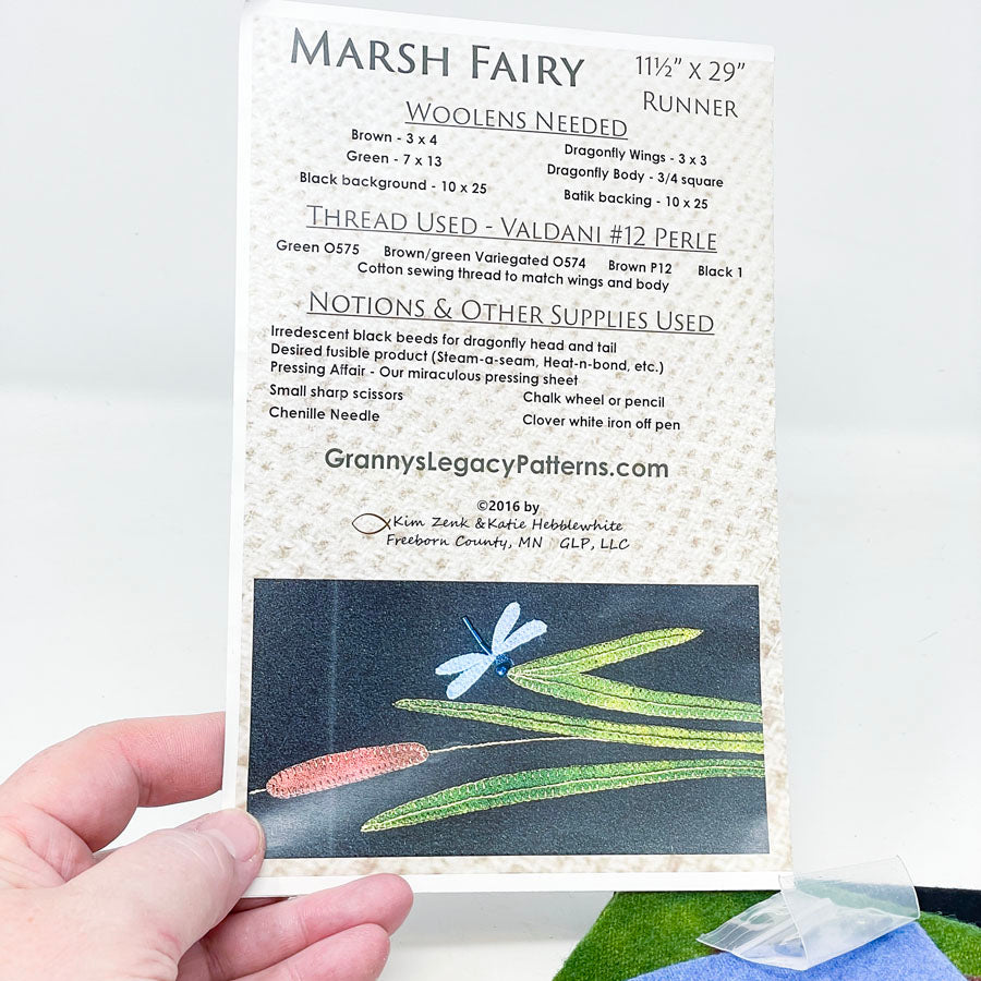 Marsh Fairy Table Runner Applique Kit