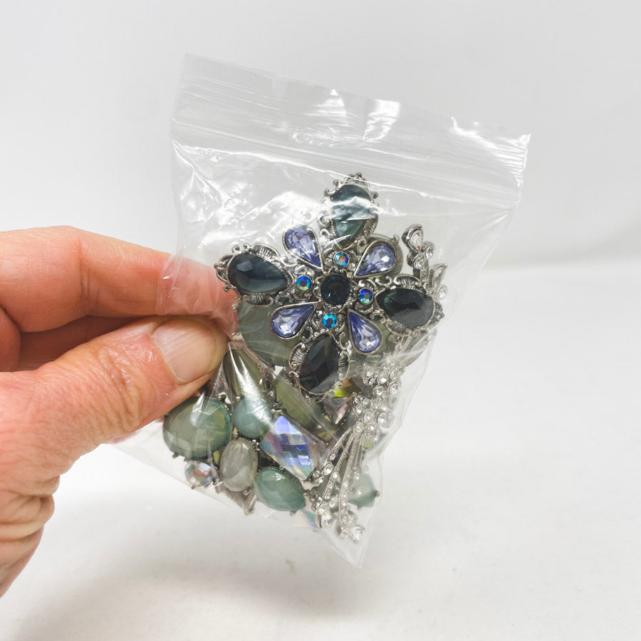 Boho Earthy Bead & Broach Bundle