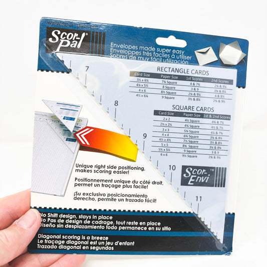 Scor-Pal Scor-Envi Diagonal & Envelope Template