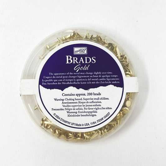 Gold Brads by Stampin' Up