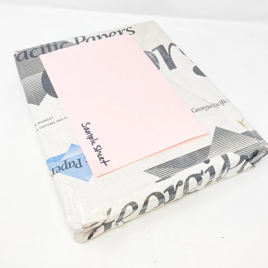 24# Text Weight Pink Georgia Pacific Paper - Partial Ream - 8.5" x 11"