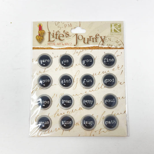 Metal Art by K&CO- Life's Journey Stickers