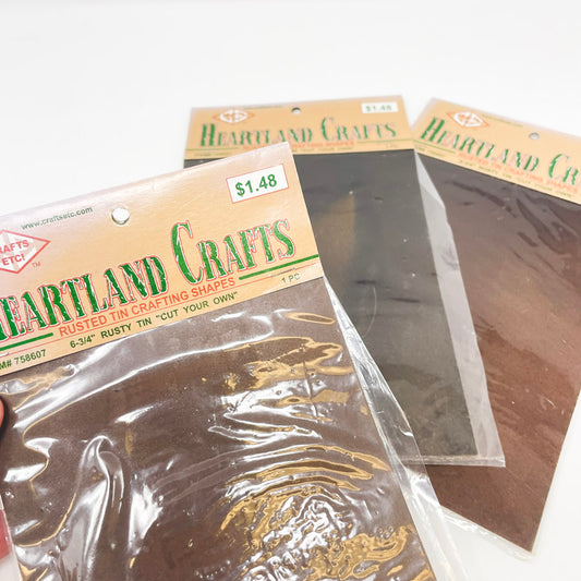 Heartland Crafts- 6-3/4" Rust Tin