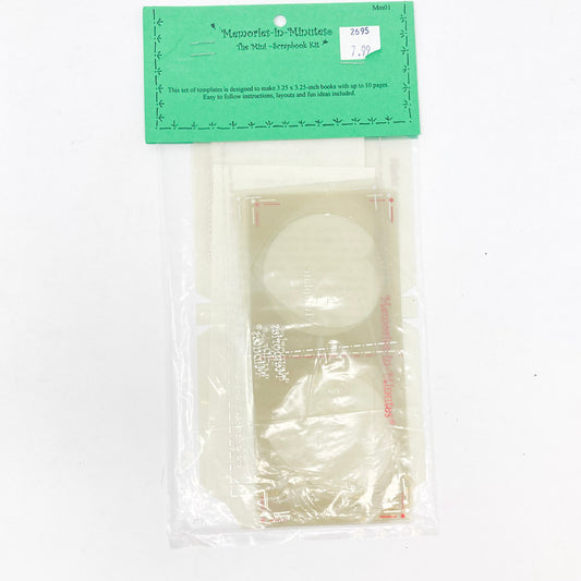 Memories In Minutes Mini Scrapbook Kits and Parts