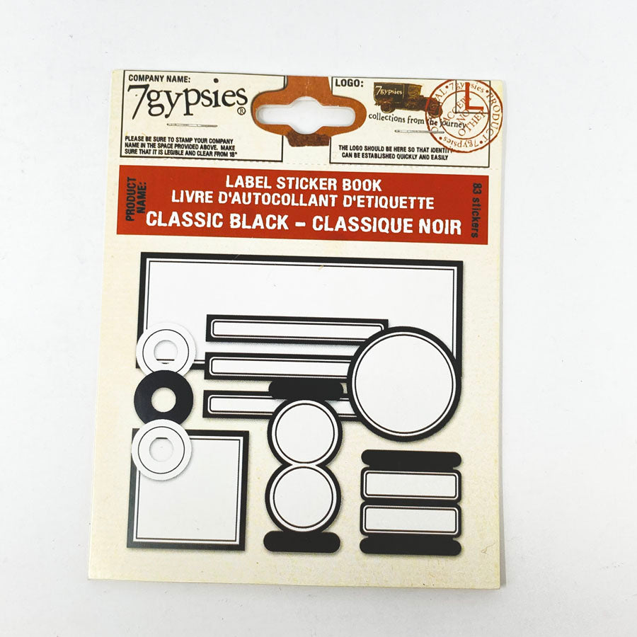 7gypsies Label Sticker Books
