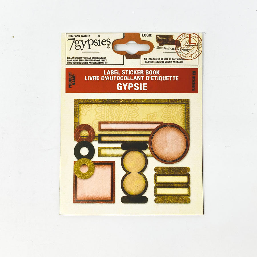 7gypsies Label Sticker Books