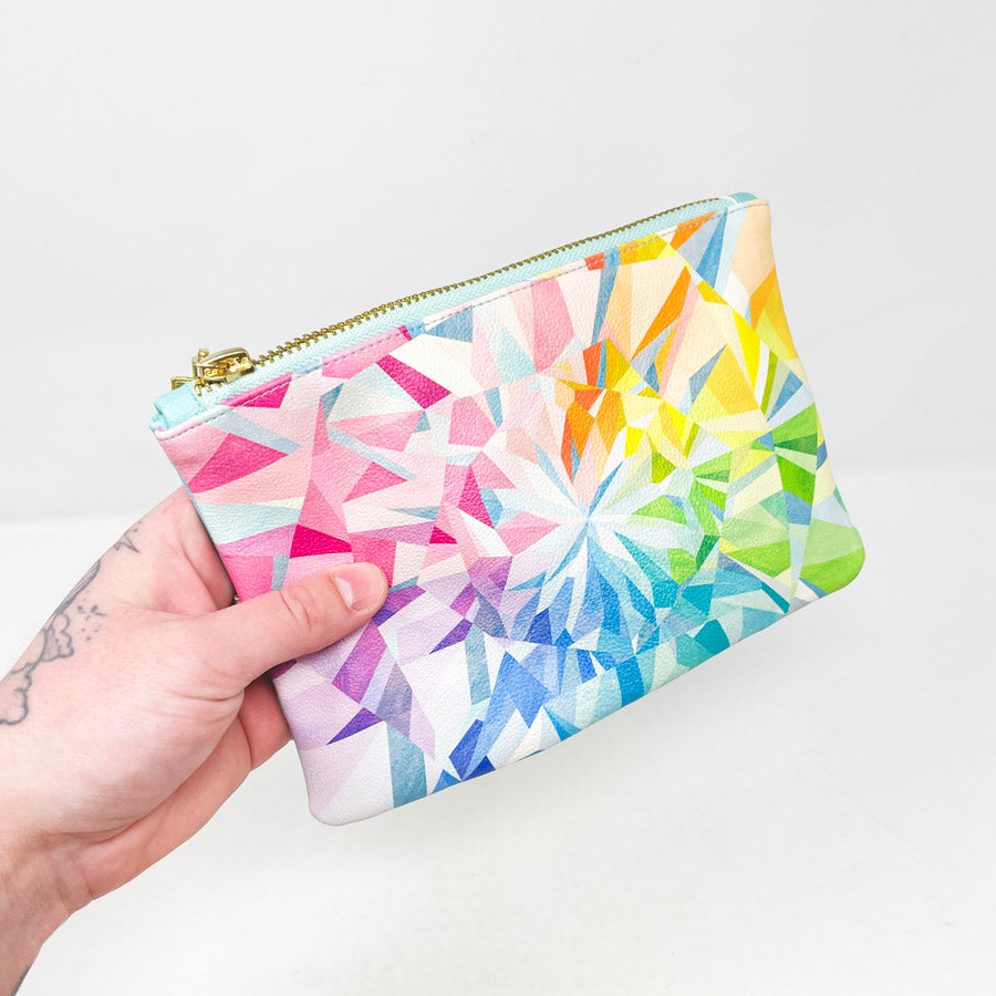 Pastel Kaleidoscope Pouch