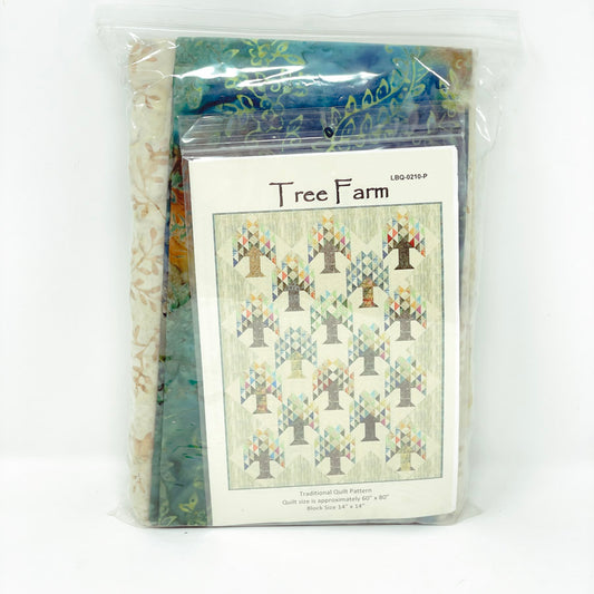 Tree Farm Quilt Kit - Laundry Basket Quilts
