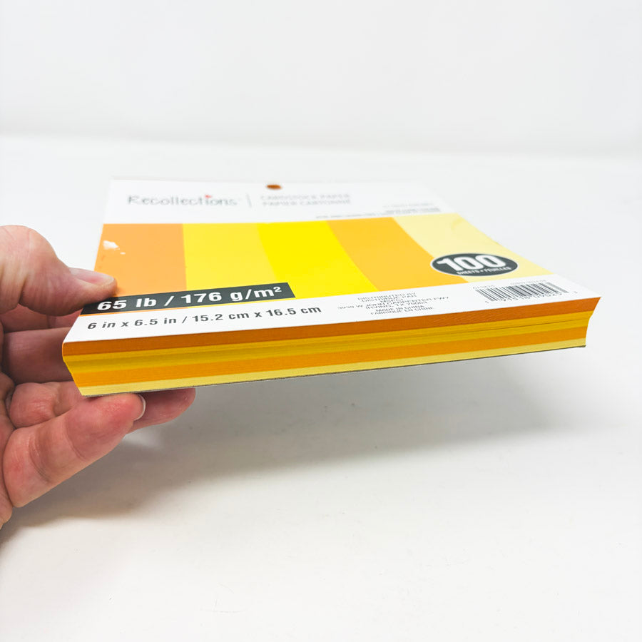 Recollections 6" Paper Pad- Yellow