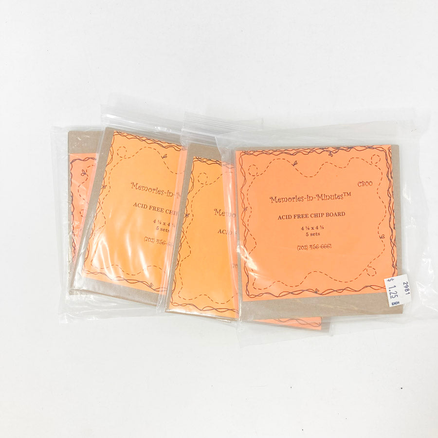 Memories In Minutes Mini Scrapbook Kits and Parts