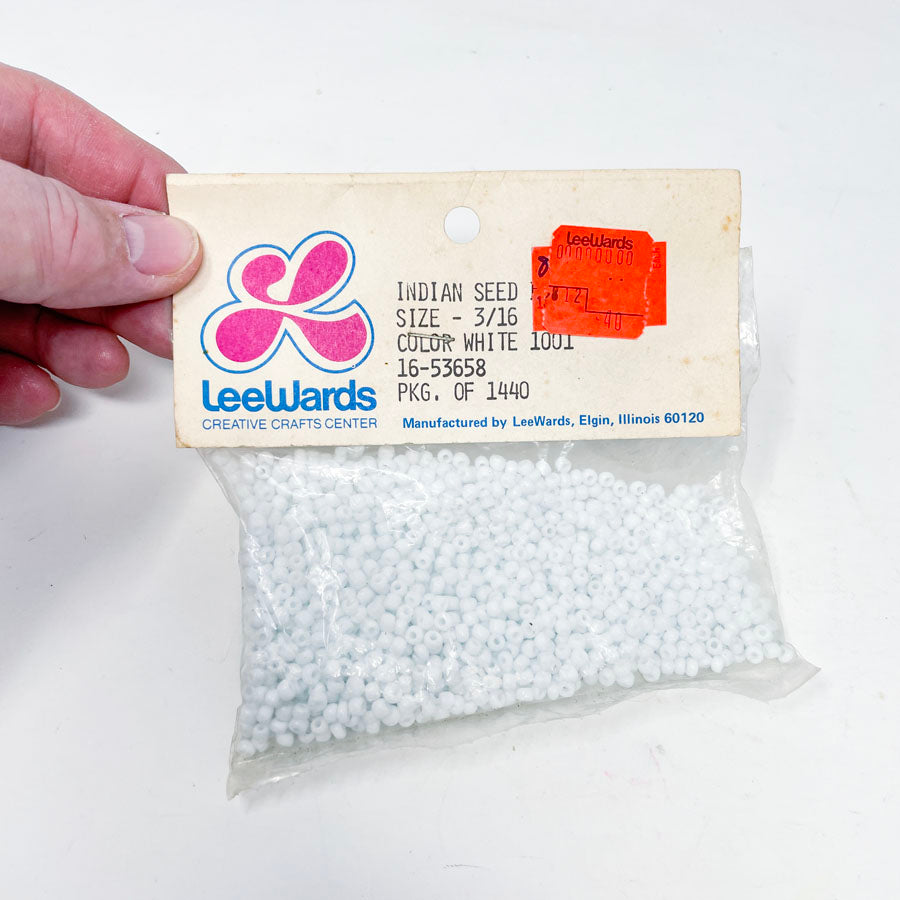 Leewards White Seed Beads