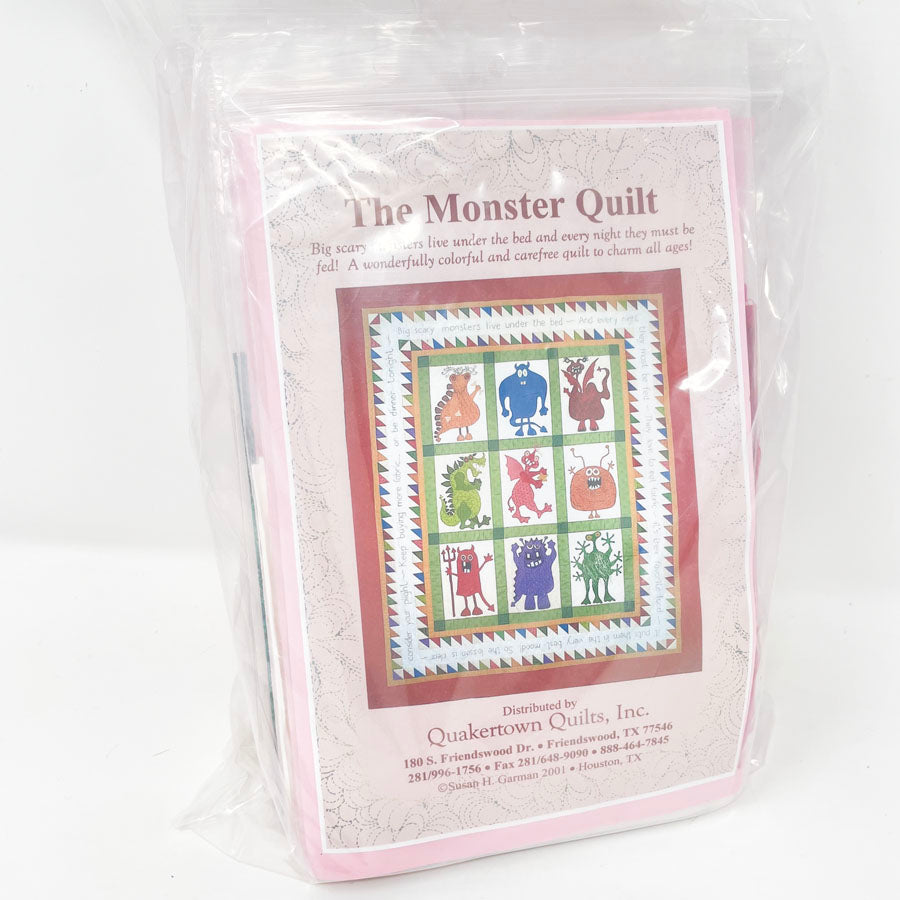 Quakertown Quilts Monsters Quilt Patterns and Applique Fabrics