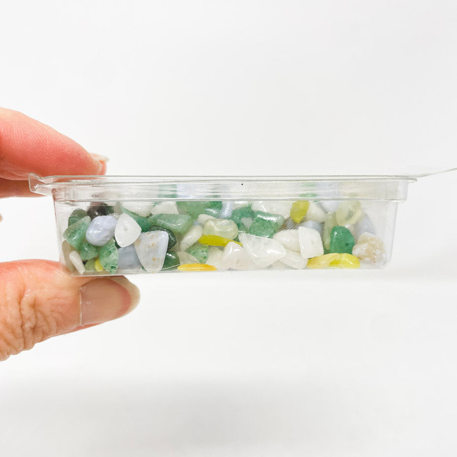 Assorted Tumbled Gemstones Chip Beads