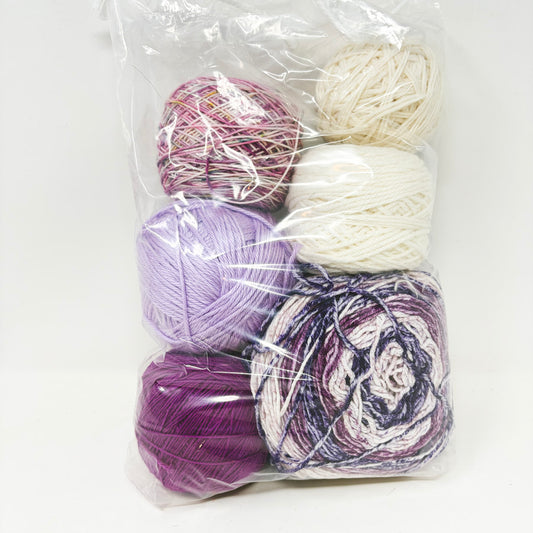 Icy Purples Yarn Bundle
