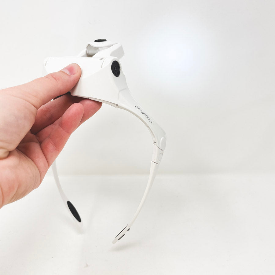 Magnipros Illuminated Headband Magnifier Visor - no lenses
