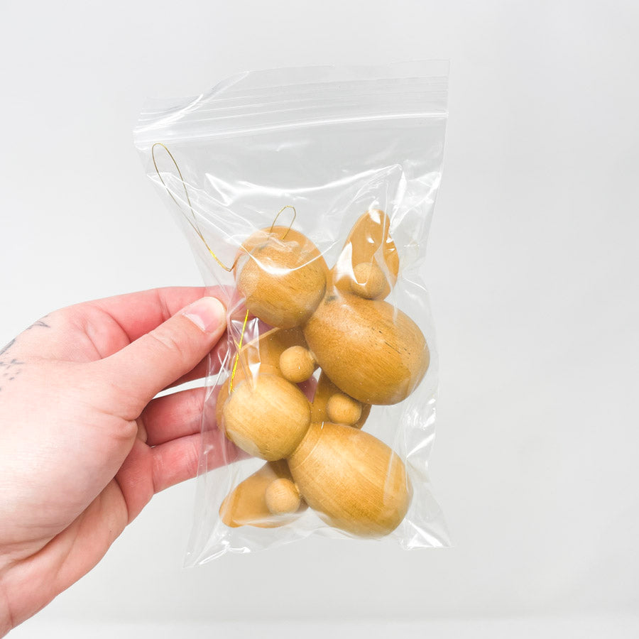 Wooden Angels- 2 Ct.