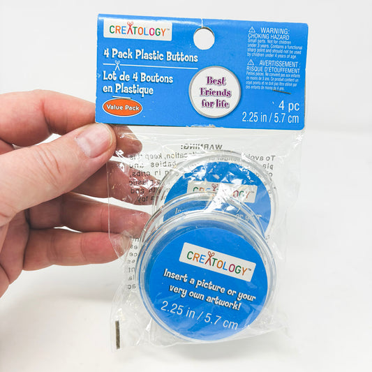 Creatology 4pk Plastic Buttons