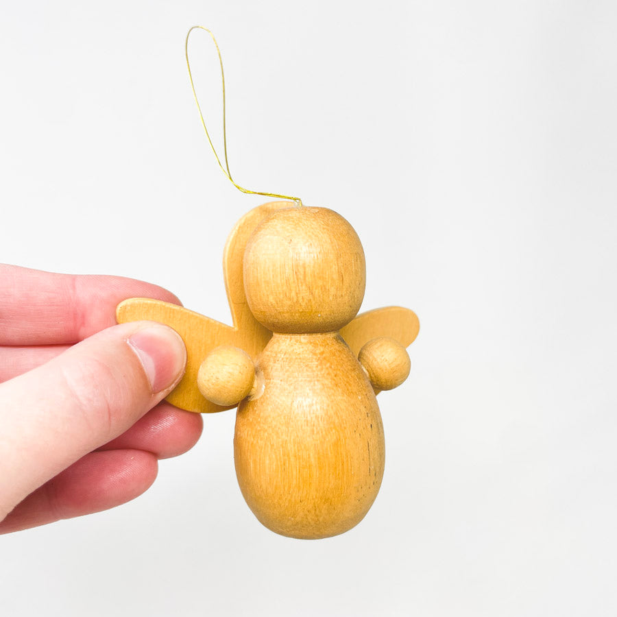 Wooden Angels- 2 Ct.