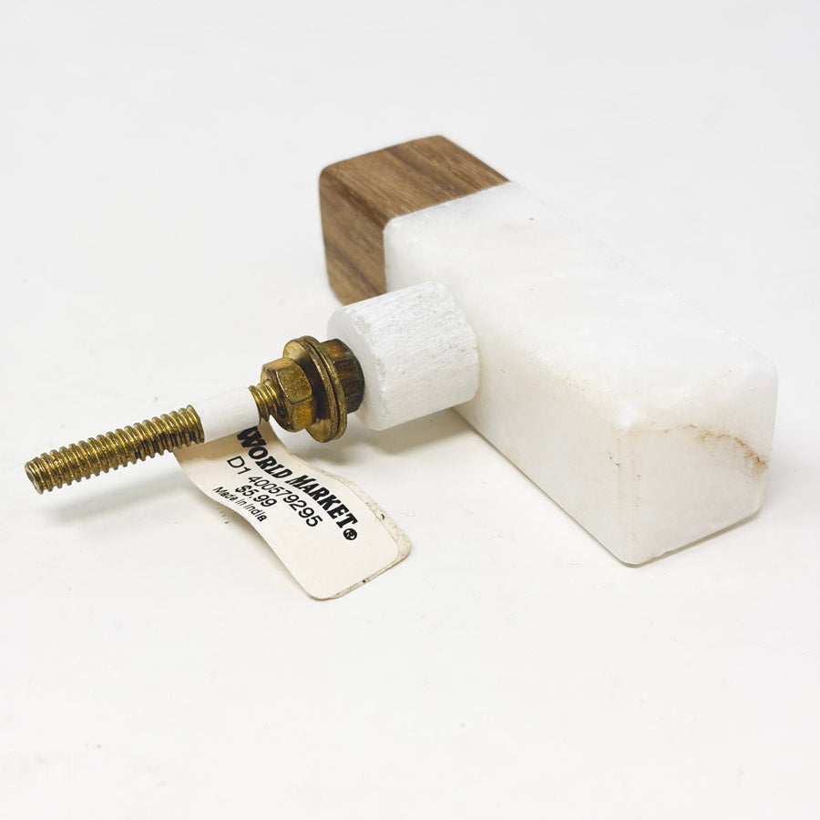 Wood & Stone Pull Knob