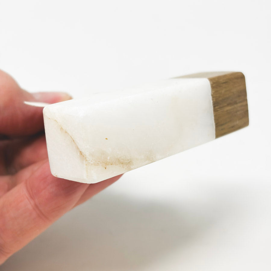 Wood & Stone Pull Knob