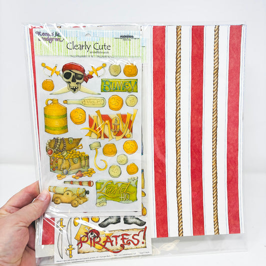 Pirates Themed Scrapbooking Kit
