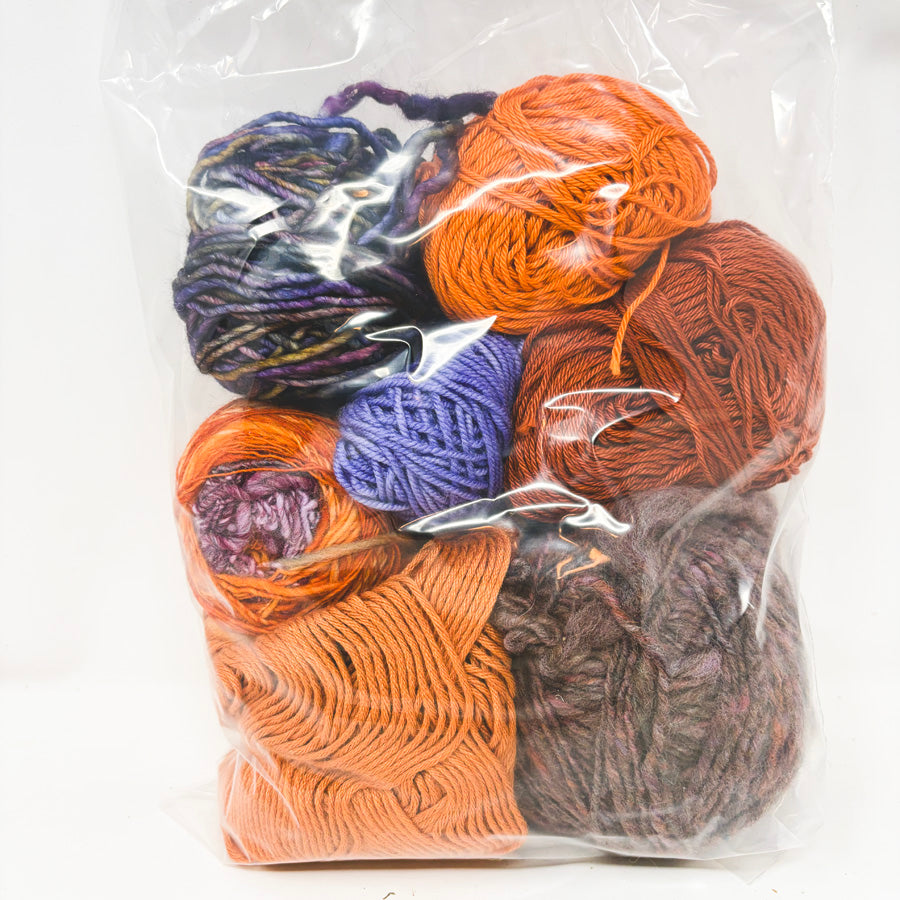 Orange Contrast Yarn Bundle