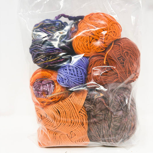 Orange Contrast Yarn Bundle