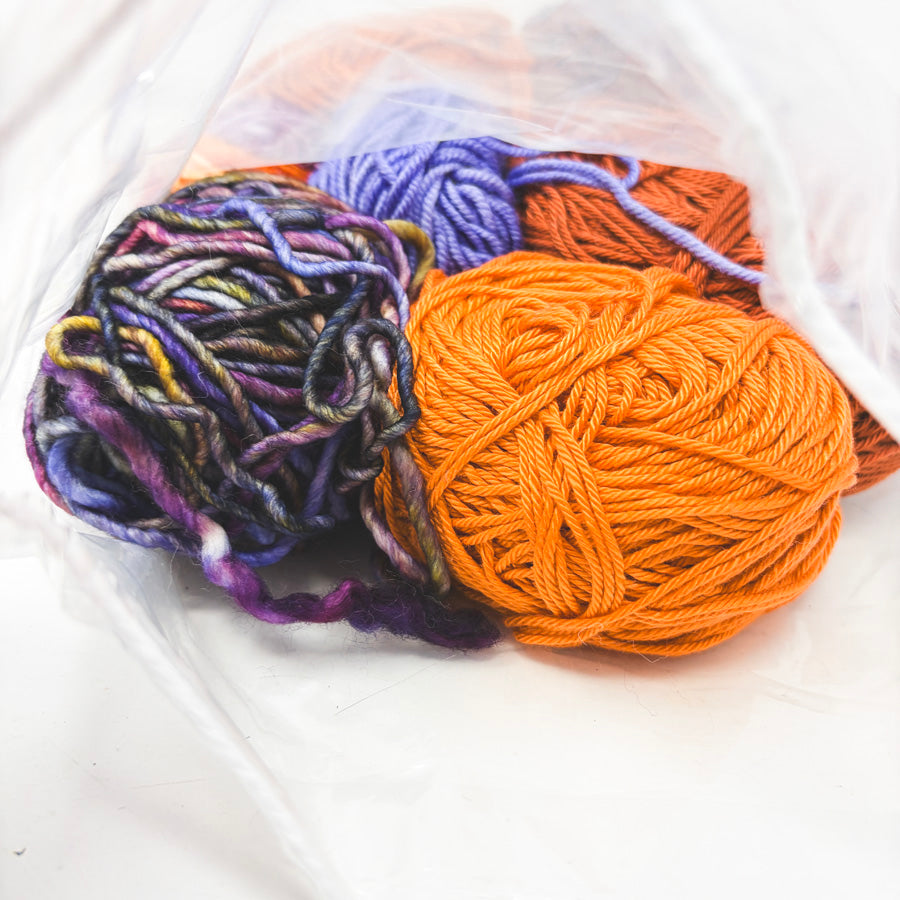 Orange Contrast Yarn Bundle
