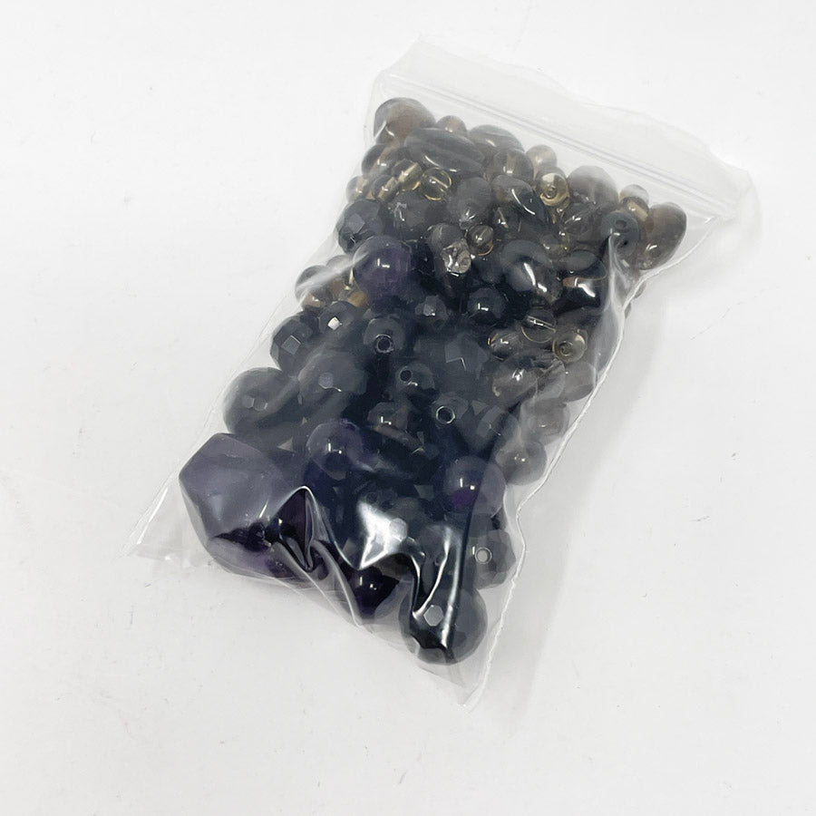 Dark Mixed Bag Stone/Plastic Beads