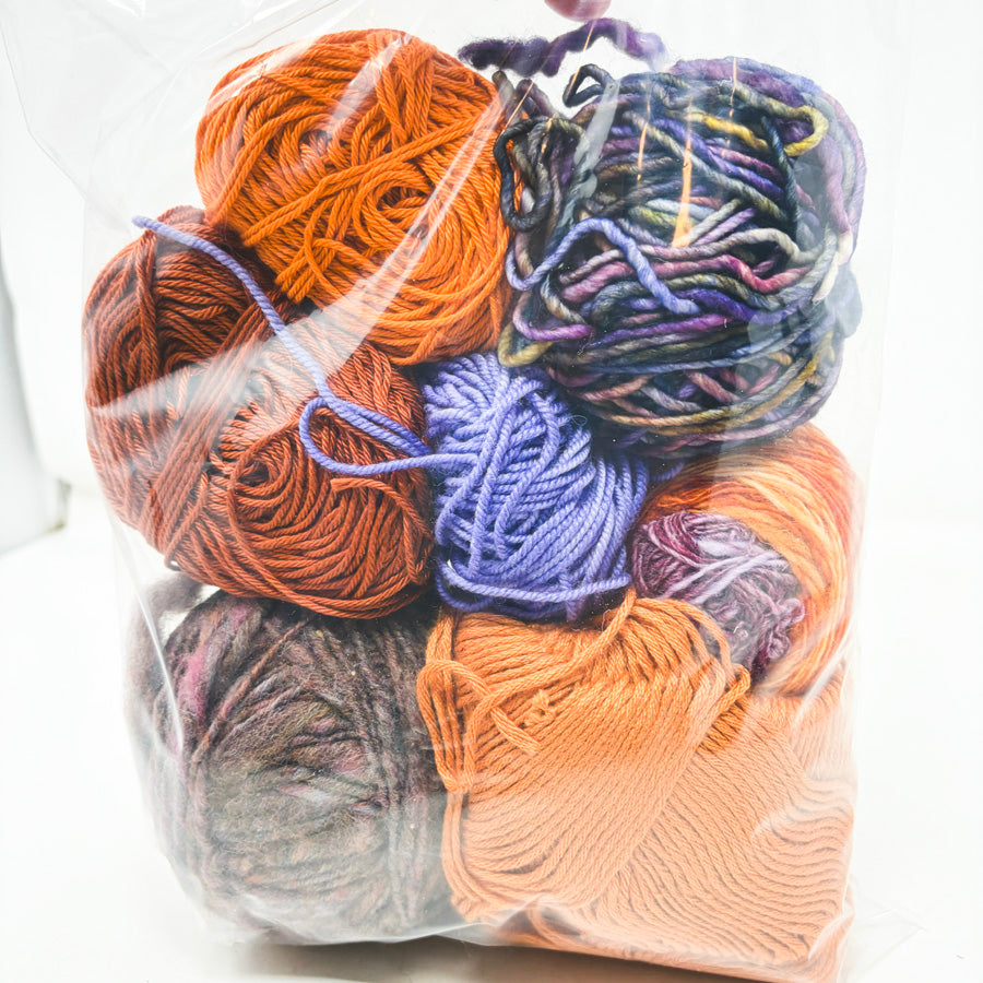 Orange Contrast Yarn Bundle