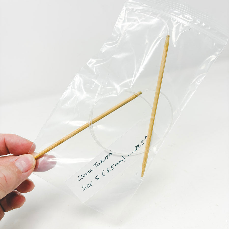 Takumi Bamboo Knitting Needles Circular 29" No. 5 (3.75mm)
