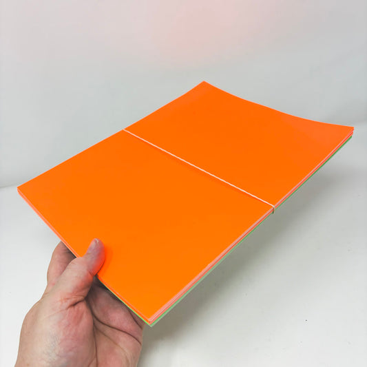 Heavyweight Fluorescent Green/Orange Lightweight Tagboard