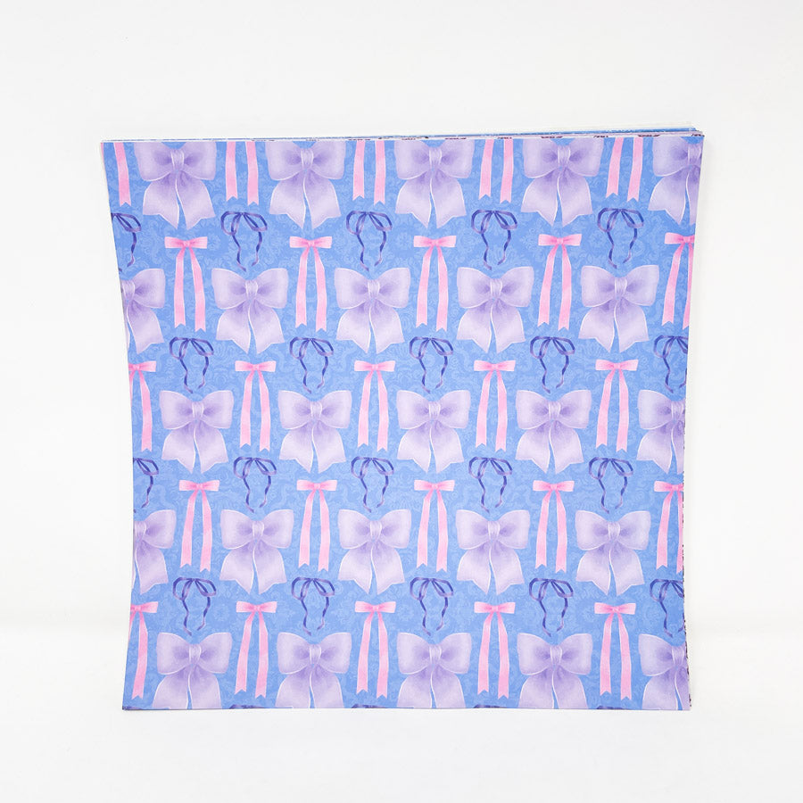 Blue - Purple - Pink and Foil Theme – 12" x 12" Paper Stack