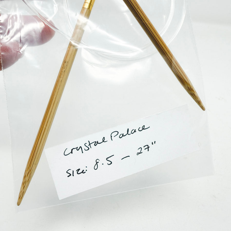 Crystal Palace Bamboo Knitting Needles Circular 27" – size 8.5