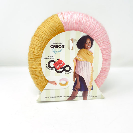 Caron Simply Soft O'Go 141g - Soft Pink - Gold
