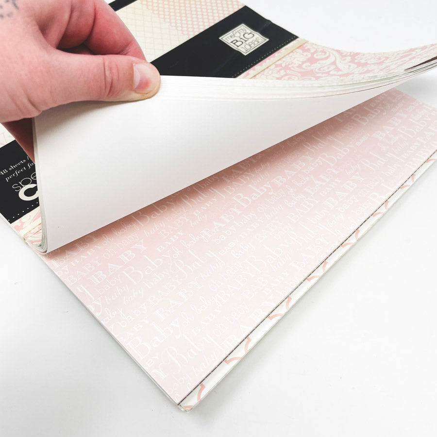 Me & my big ideas Baby Girl 12"x12" paper collection