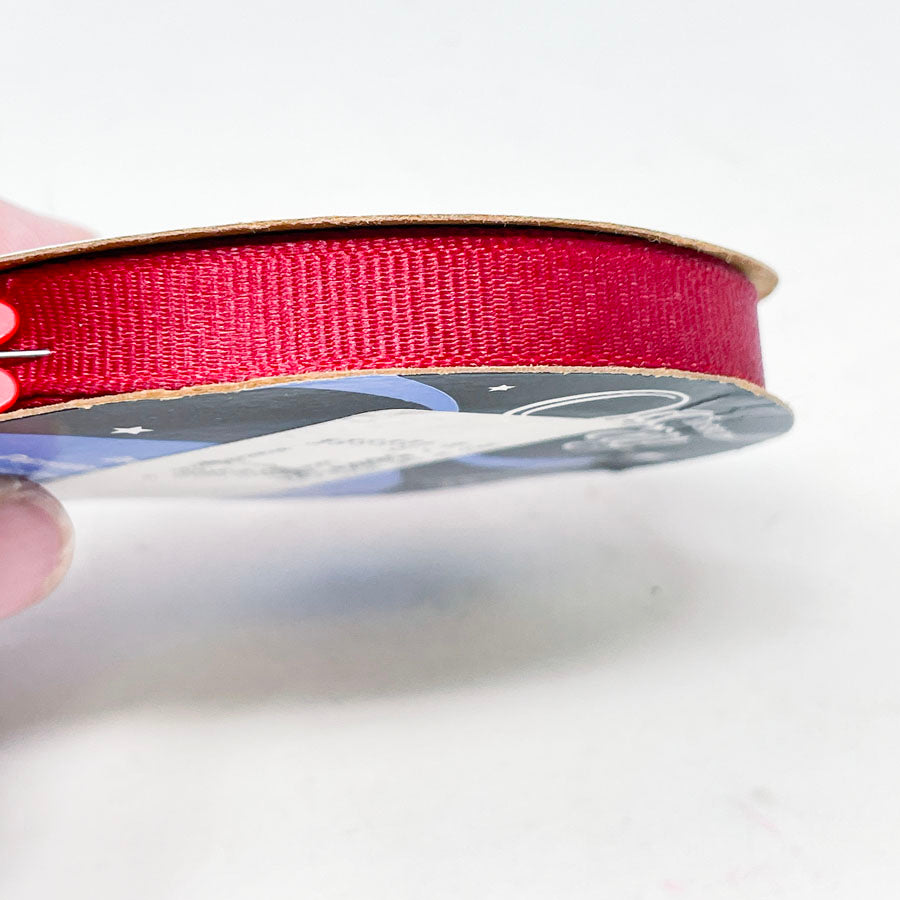 Offray Grosgrain 3/8" Ribbon - Cranberry